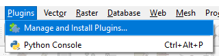 QGIS Plugin Menu